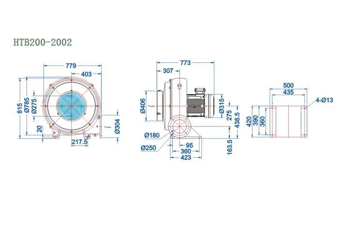 HTB200-2002,15kw透浦式風(fēng)機